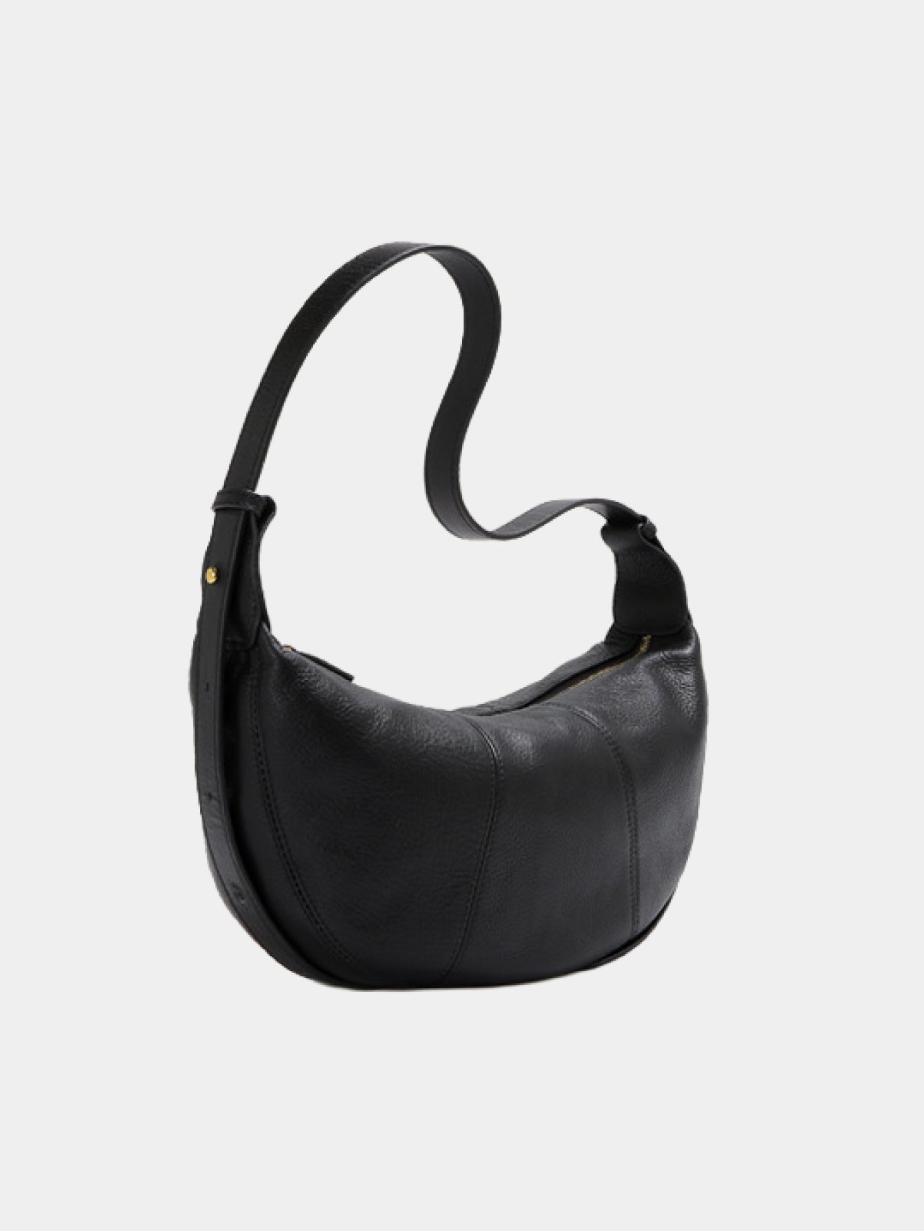Half-moon leather shoulder