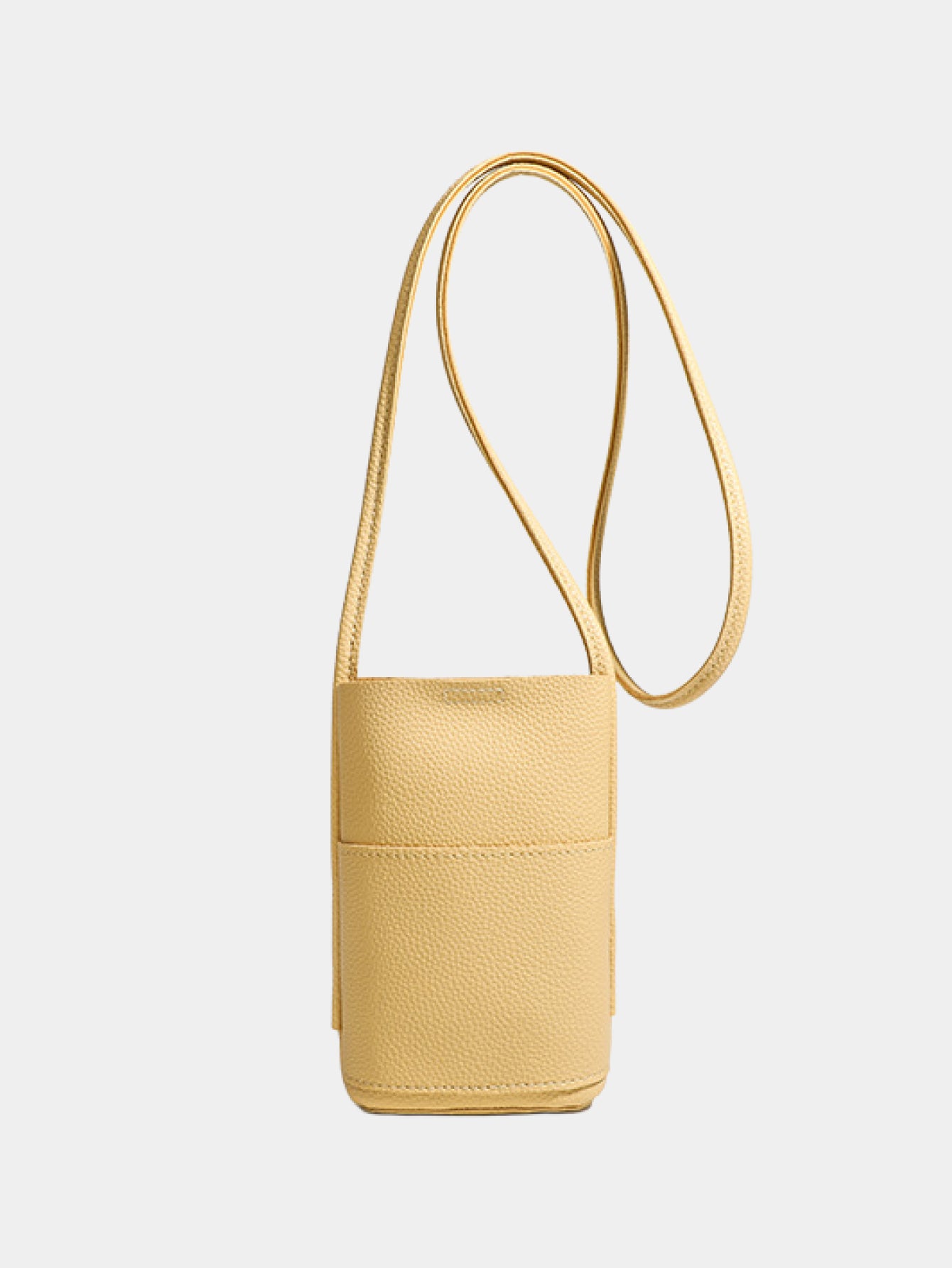 Slim leather shoulder