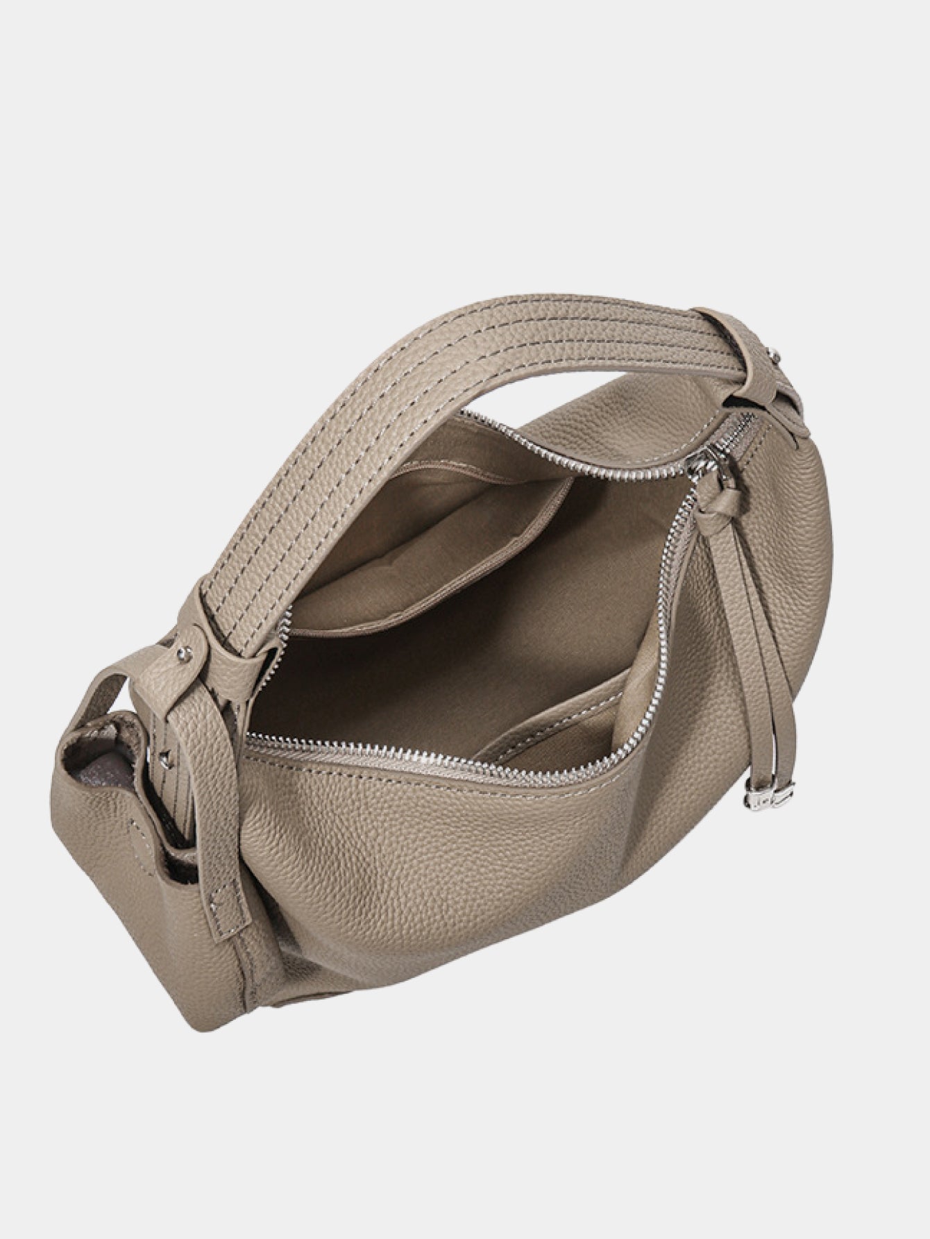Grain leather bag