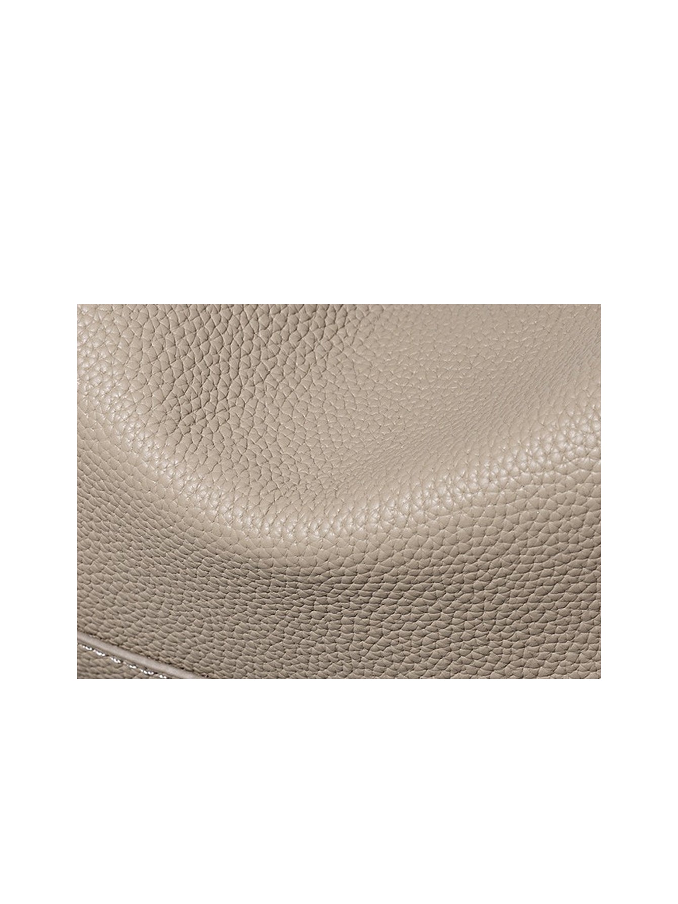 Grain leather bag