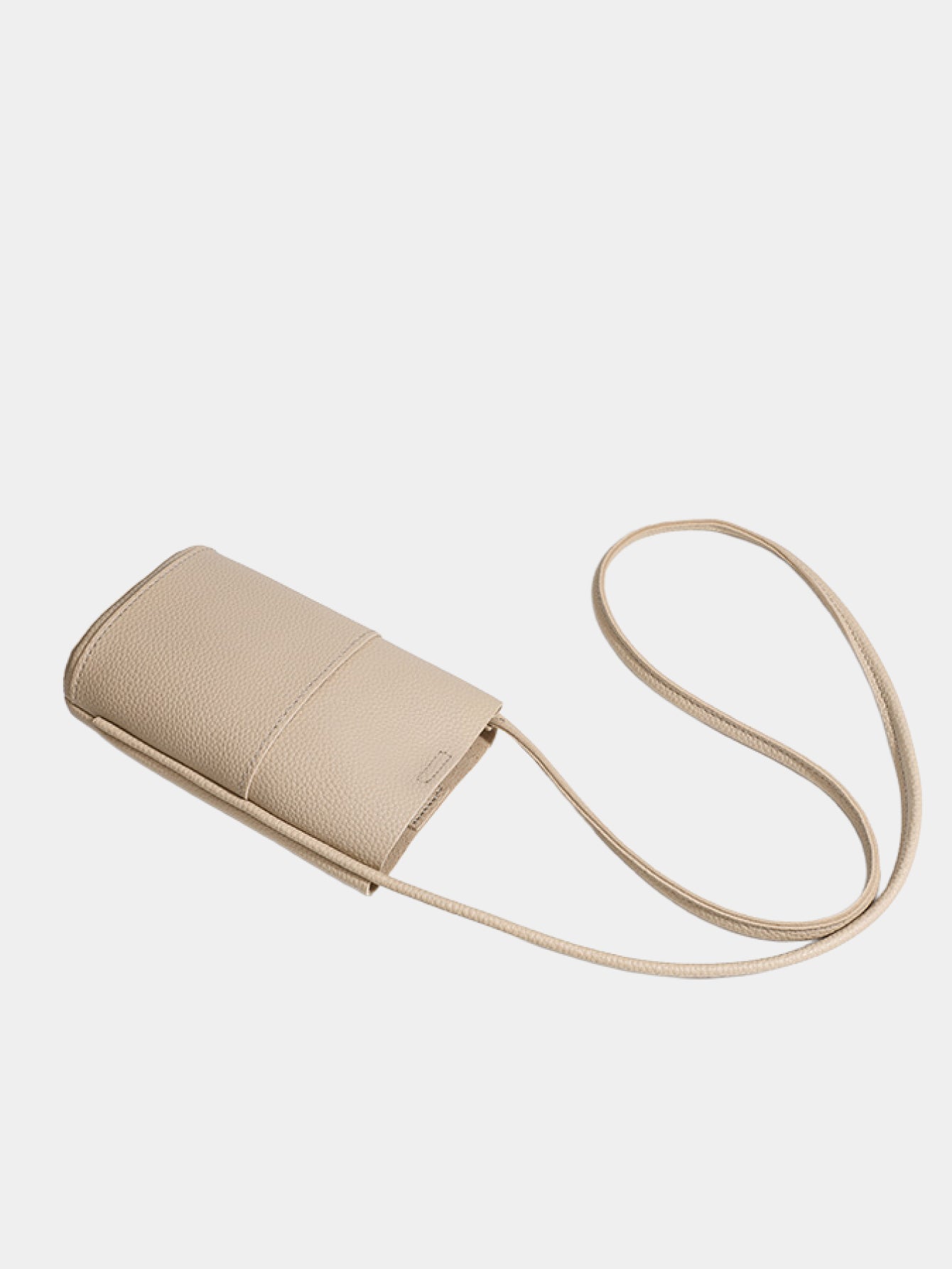 Slim leather shoulder