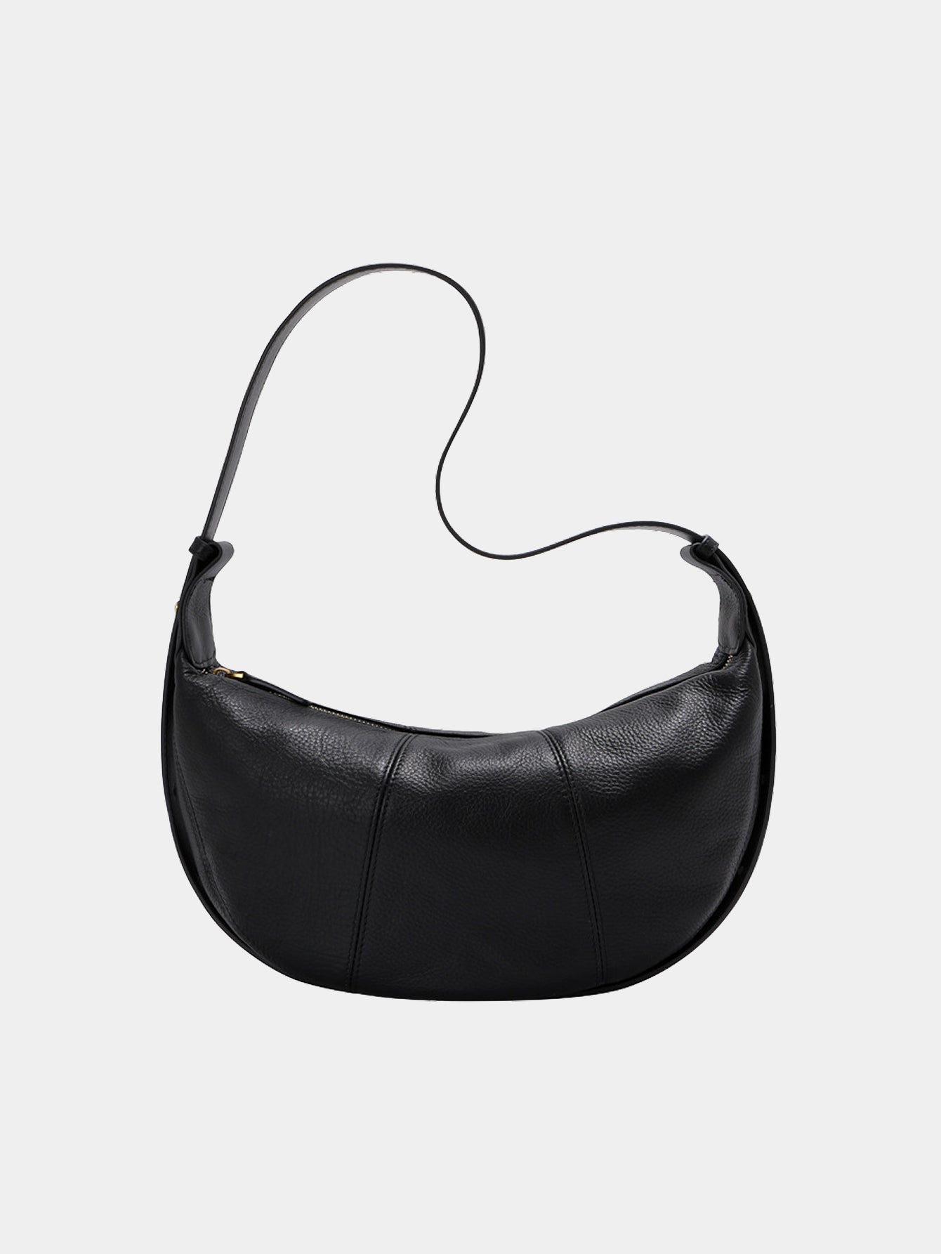 Half-moon leather shoulder