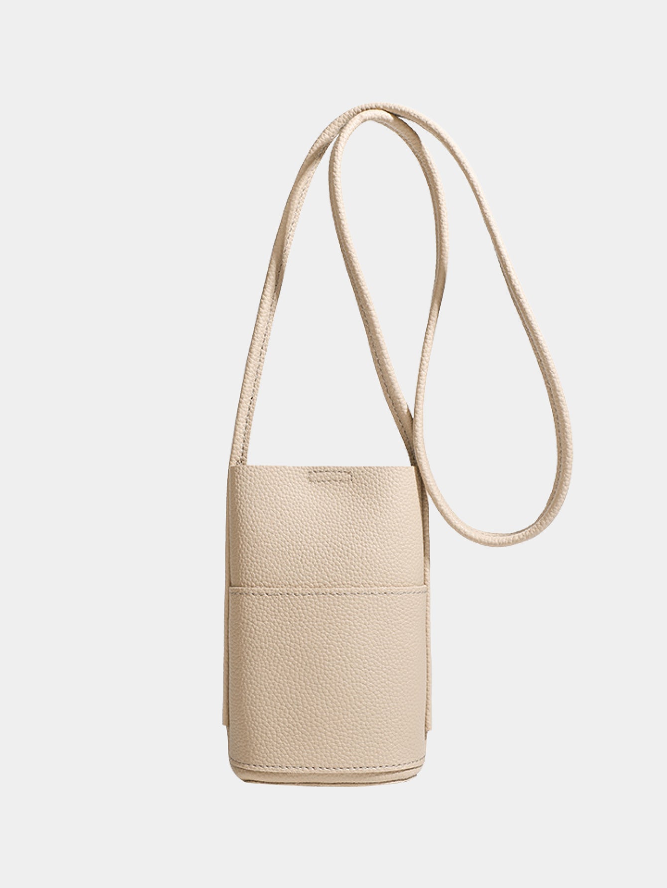 Slim leather shoulder