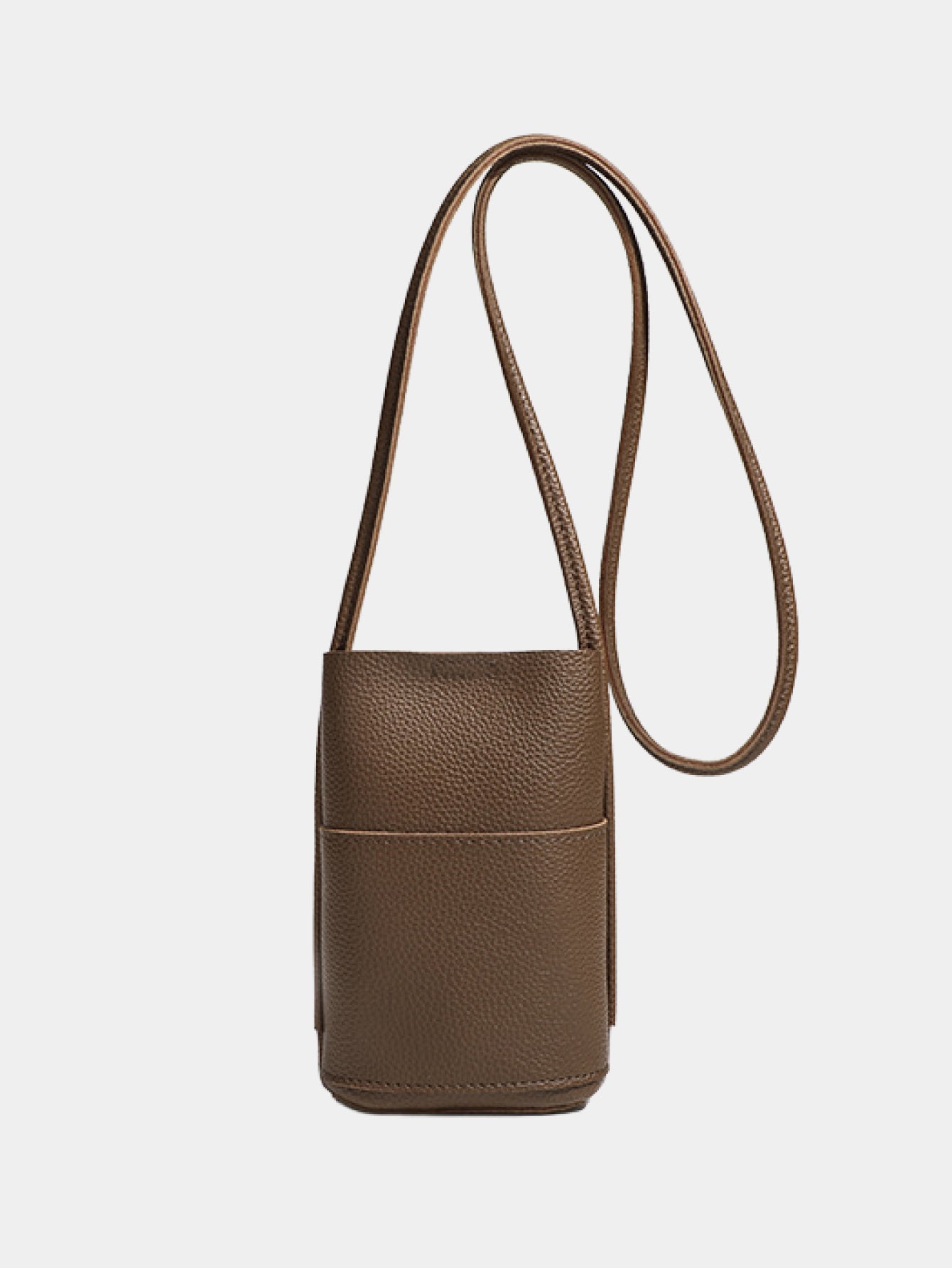 Slim leather shoulder