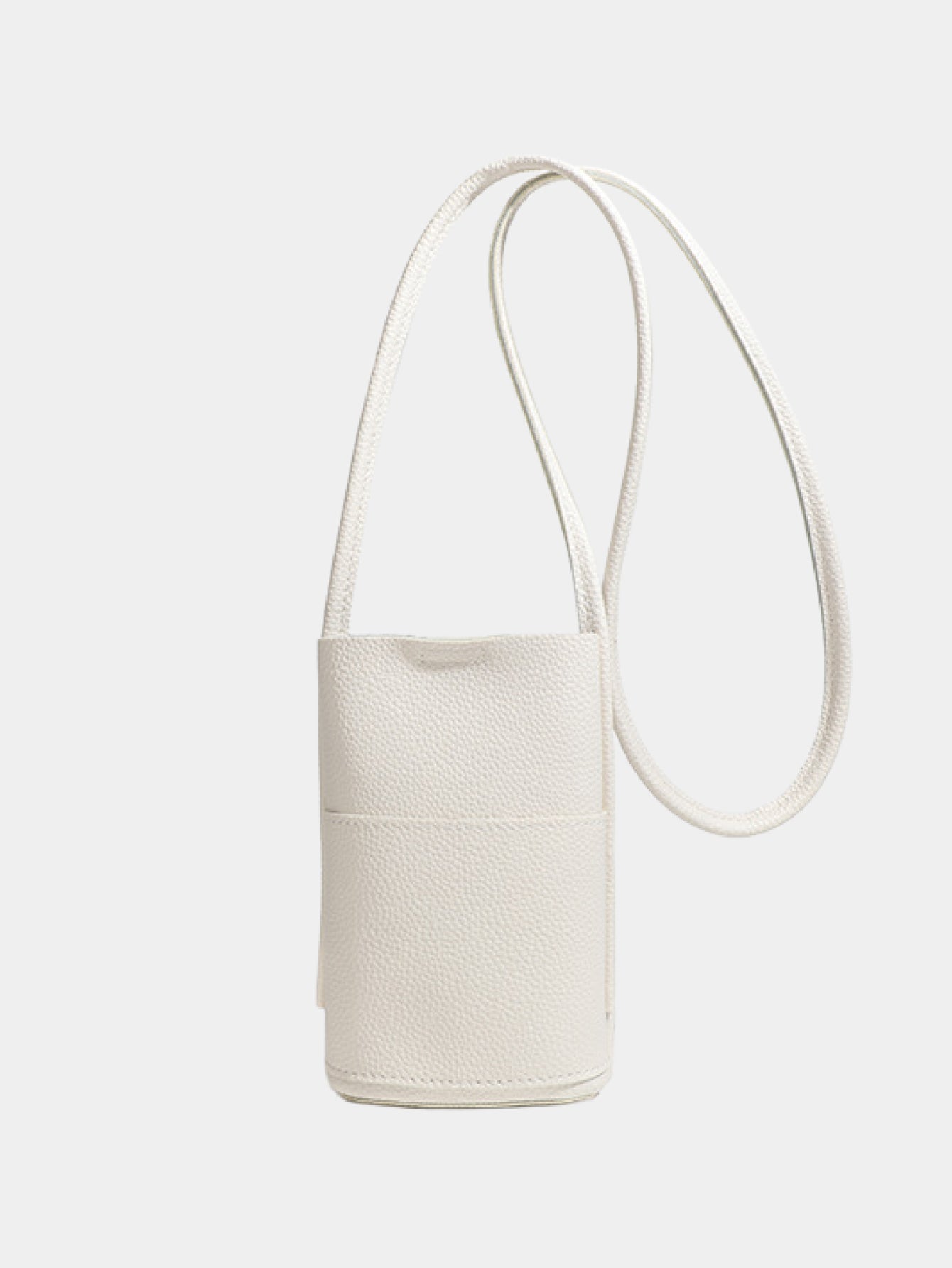 Slim leather shoulder