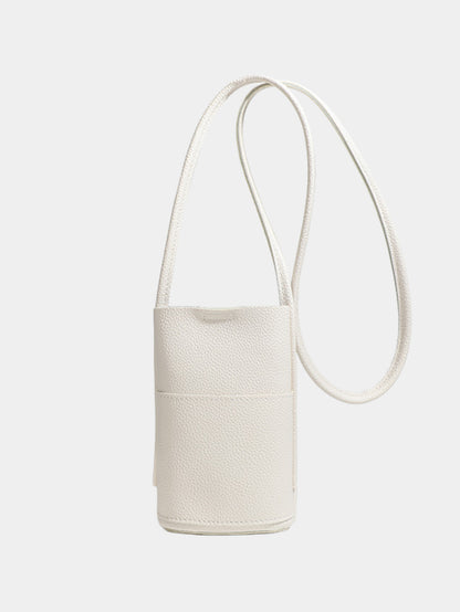 Slim leather shoulder