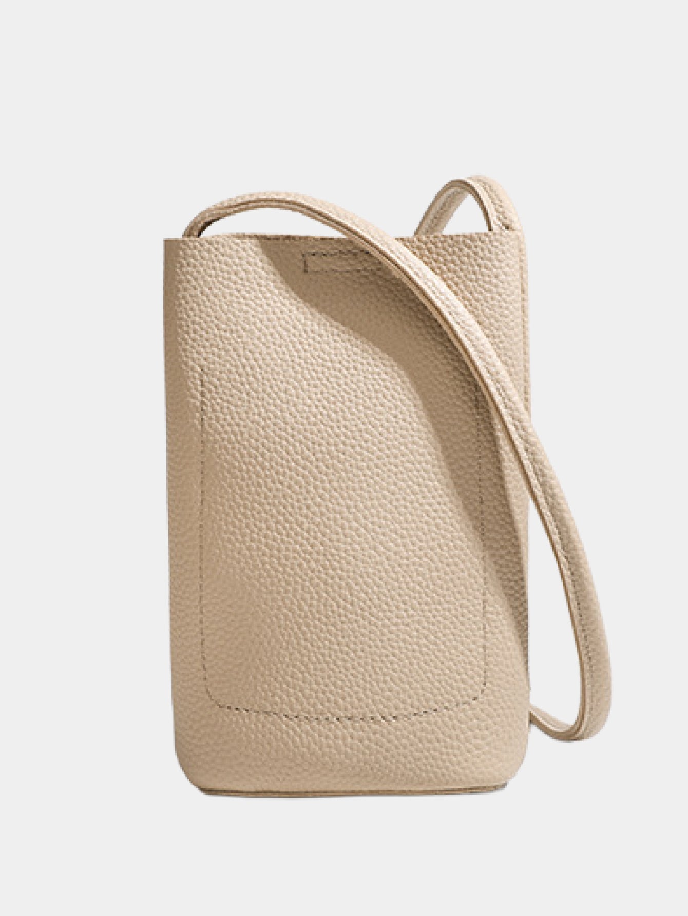 Slim leather shoulder