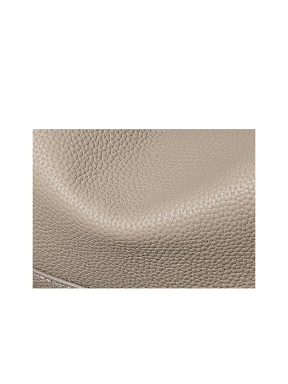 Grain leather bag